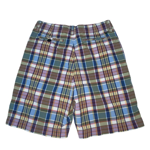 American Eagle Outfitters Plaid Blue Yellow Shorts - Men’s 32 - Picture 7 of 11